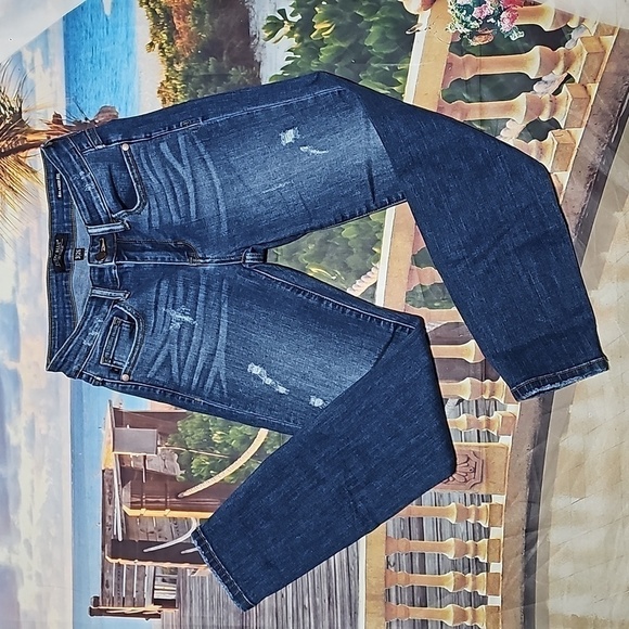 Judy‎ Blue Distressed Skinny Jeans Size 3/26 - Picture 1 of 5